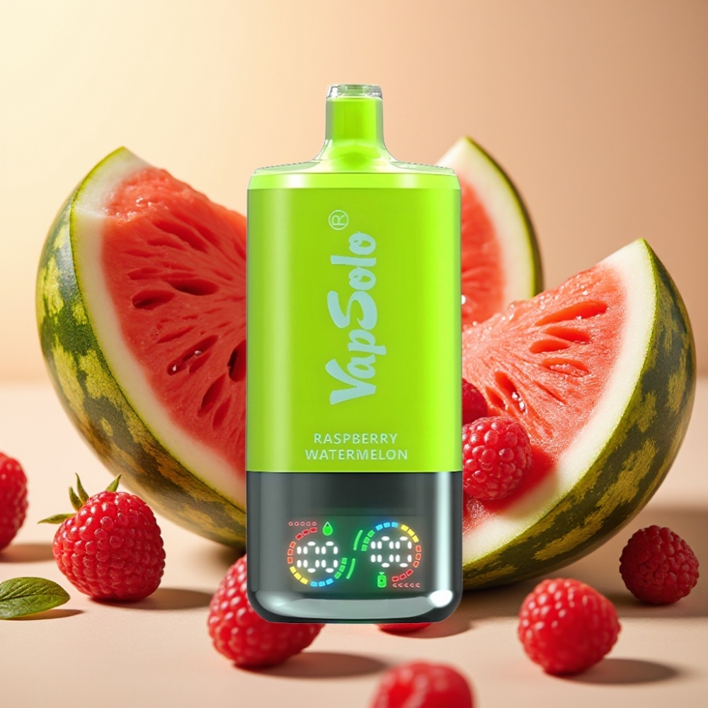 VapSolo Triple 30000 Puffs 40ml 20/50mg/ml Type-C Malina Lubenica