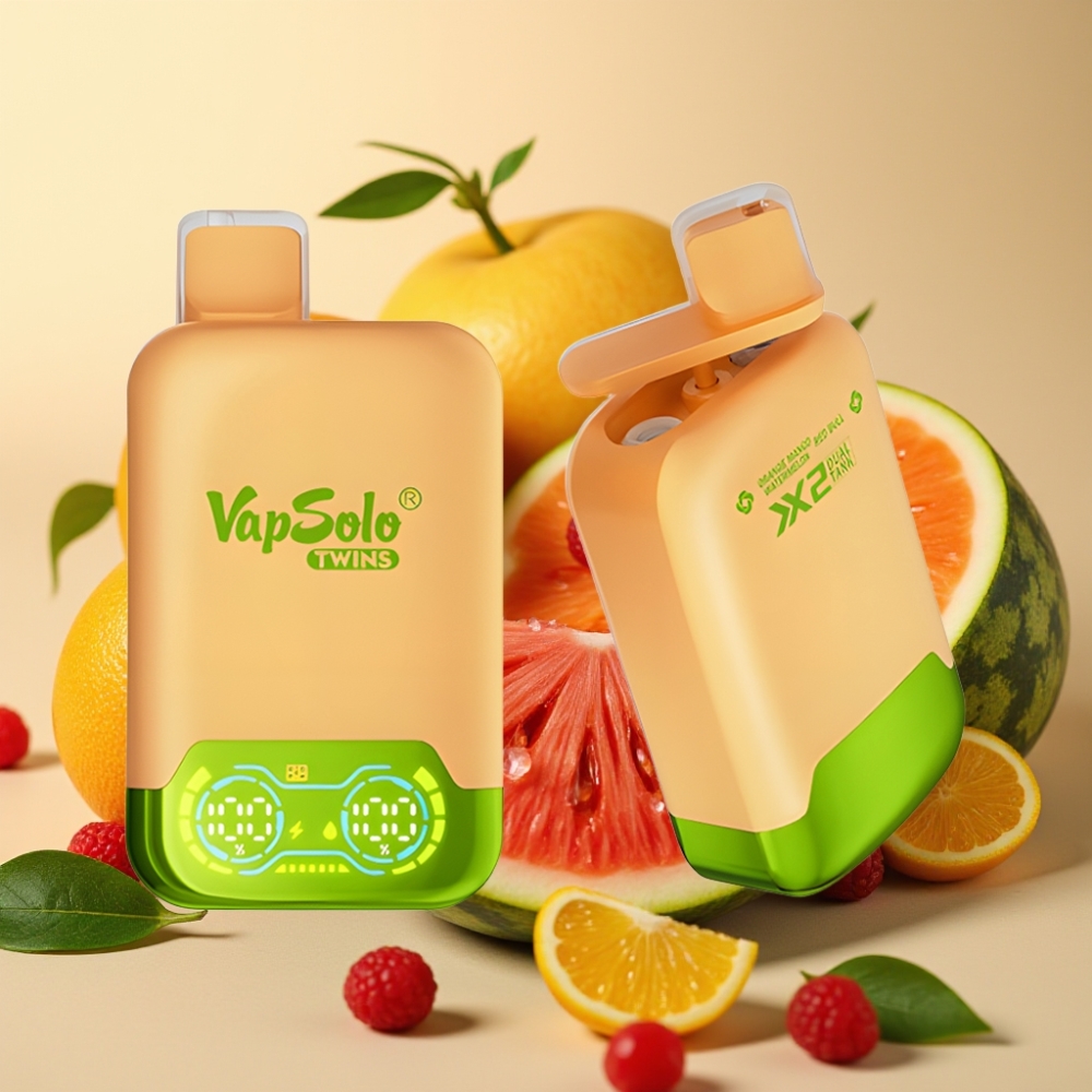 Vapsolo Twins 20000 Puffova 40ml Naranča Mango Lubenica & Red Bull