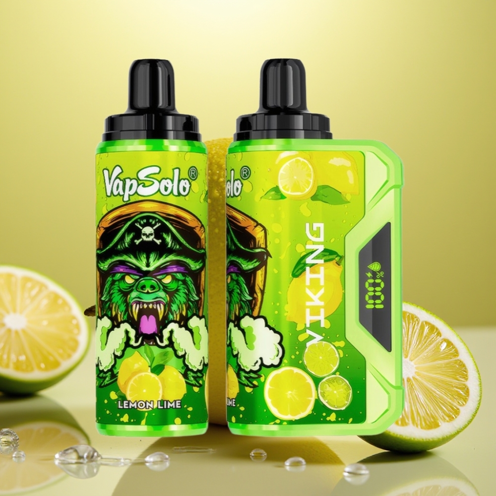VapSolo VIKING 12000 Puffs 22ml Limeta Led Type-C