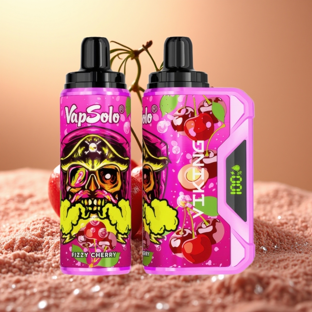 VapSolo VIKING 12000 Puffs 22ml Tip-C Fizički Trešnja
