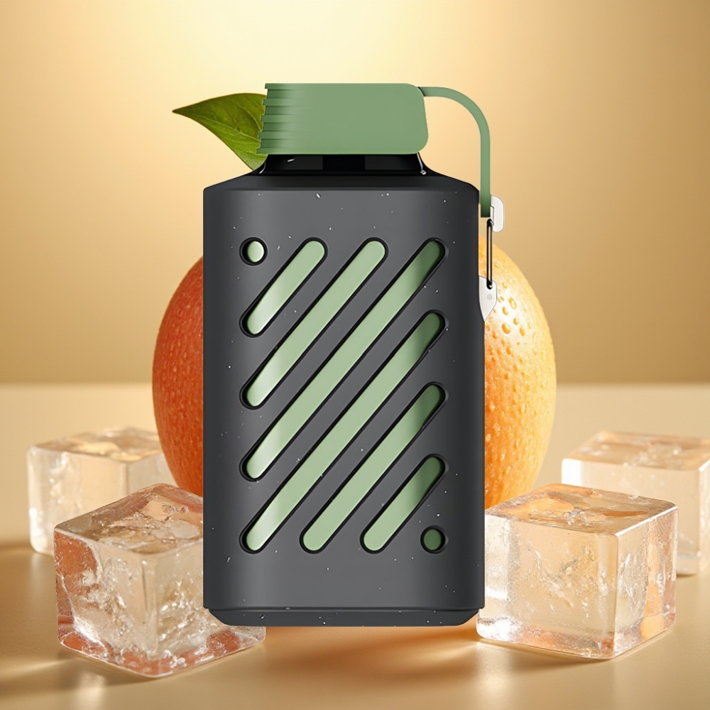 VOZOL GEAR 10000 Disposable Vape 30 Aroma, Multi-Funkcionalna Kopča, Kisela Jabuka Led