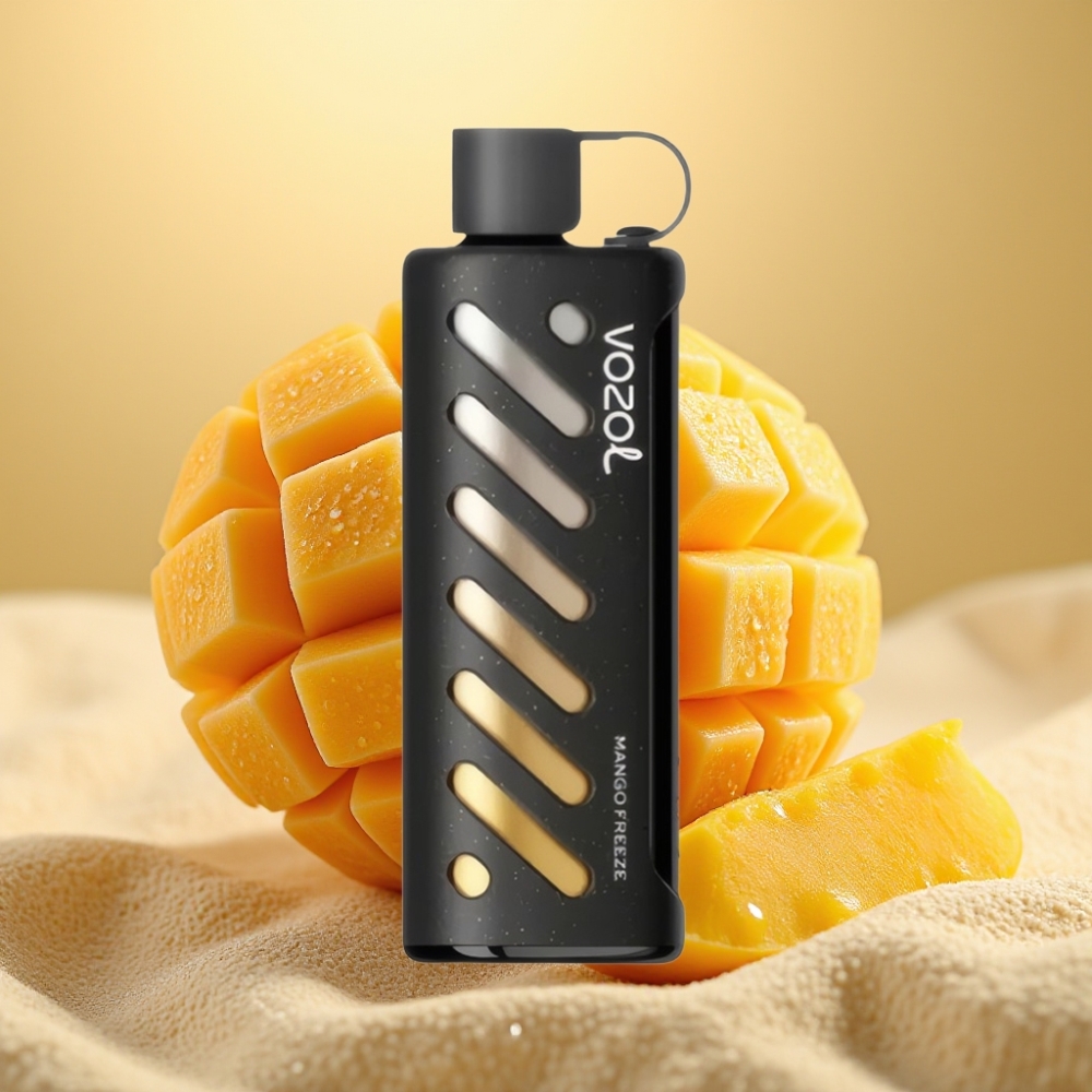 VOZOL Gear Shisha 25000 Puffs S.i.L.C Tech Dual Mesh Mango Ledeni