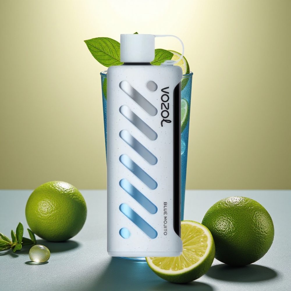 VOZOL Gear Shisha 25000 Puffs S.i.L.C Tech Dual Mesh Plavi Mojito