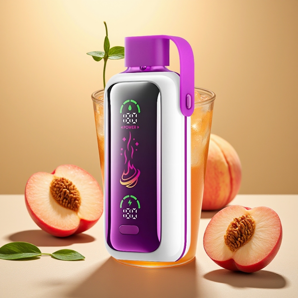 VOZOL Star 20000 Puffs 2.2" HD ekran Dual mesh 650mAh Breskva Led