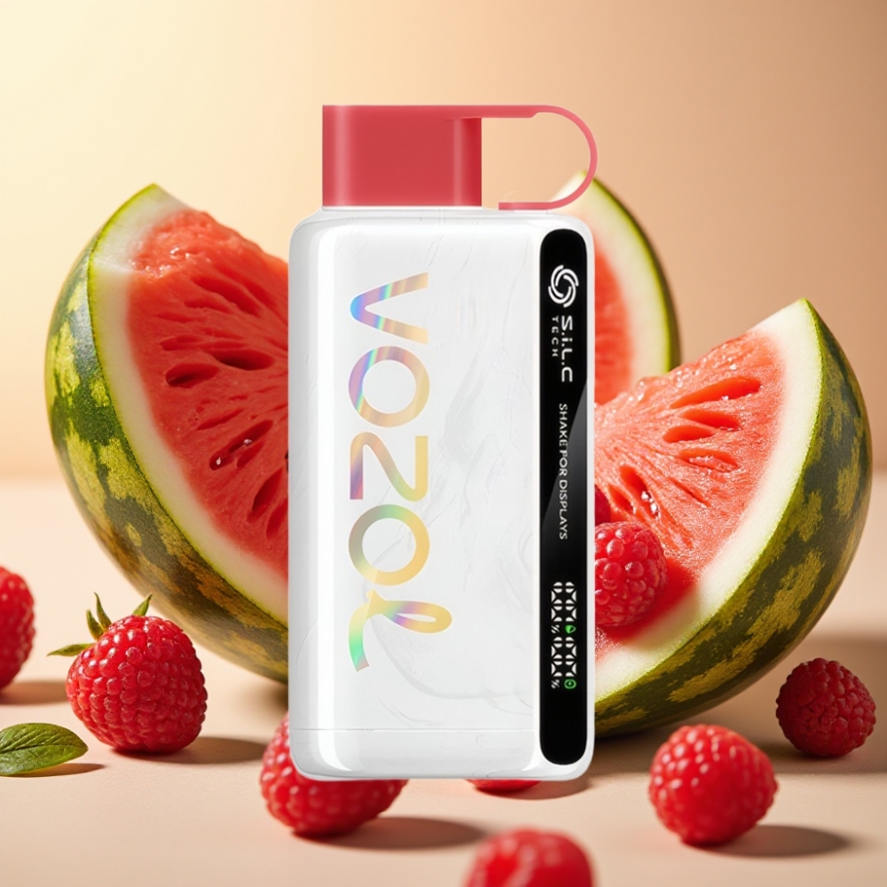 VOZOL STAR 9000/12000 Disposable Vape Malina Lubenica S.i.L.C TECH 30% Brže Punjenje 650mAh