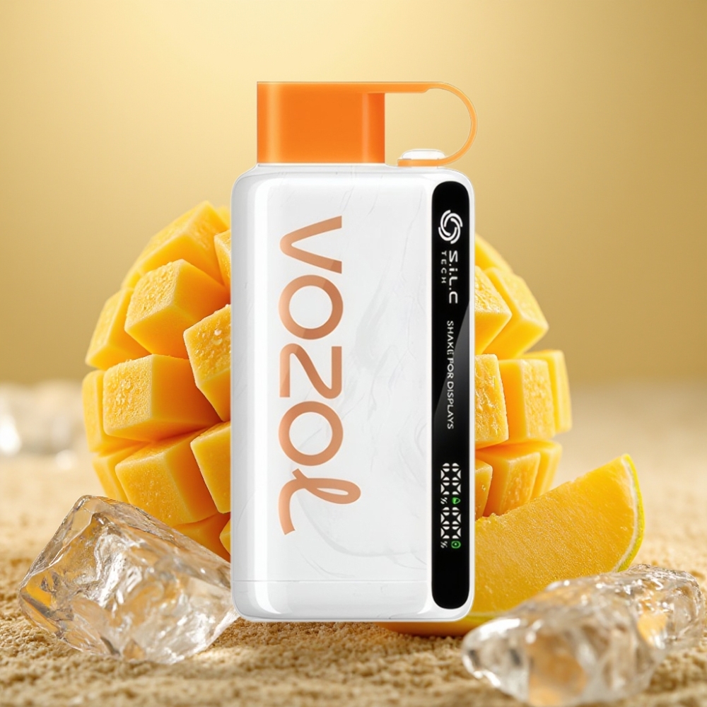 VOZOL STAR 9000/12000 Mexički Mango Led S.i.L.C TECH 30% Brže Punjenje 650mAh