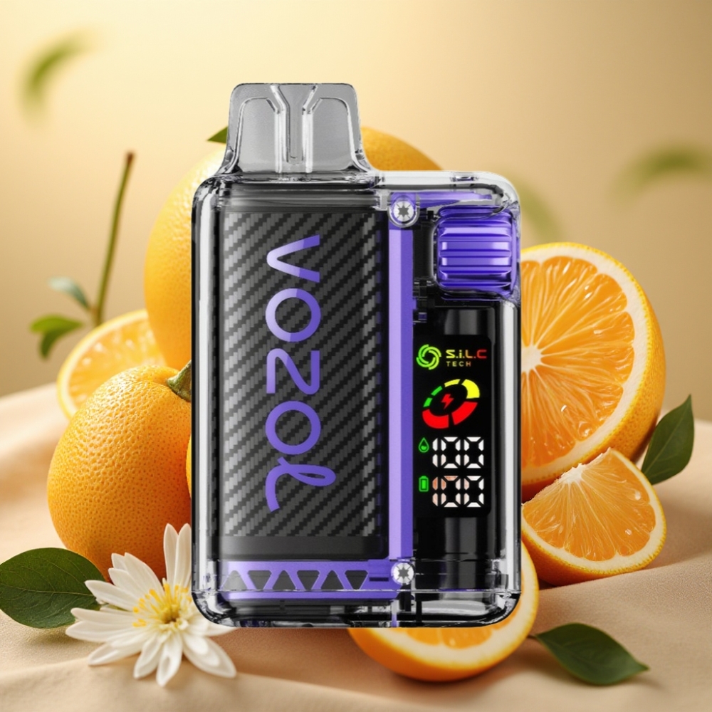 VOZOL Vista 20000 Puffs 650mAh 2% Nikotina OLED Ekran S.i.L.C Tech MCU Čip 65% PCR MTL Punjivi Komplet 6-Stupanjski Odziv Aroma Bazga Grejpfrut