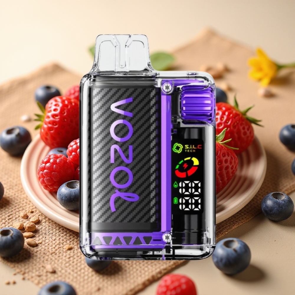 VOZOL Vista 20000 Puffs 650mAh 2% OLED Mješavo Bobica S.i.L.C Tech Dual Mesh MCU PCR TPD MTL