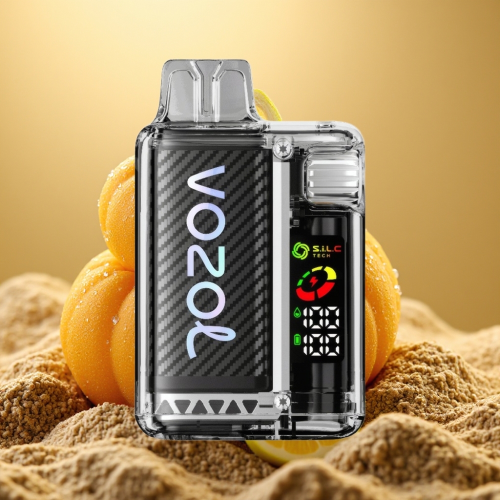 VOZOL Vista 20000 Puffs 650mAh 2% OLED S.i.L.C Dual Mesh MCU 65% PCR TPD MTL VanilinKrem Duhan